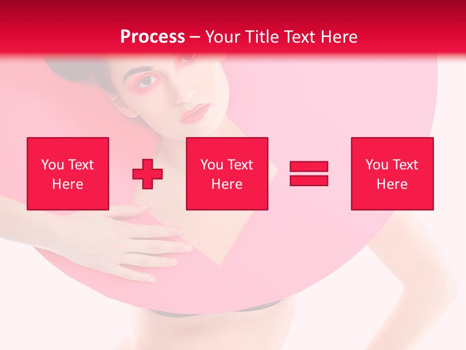 Sexy Face Isolated PowerPoint Template