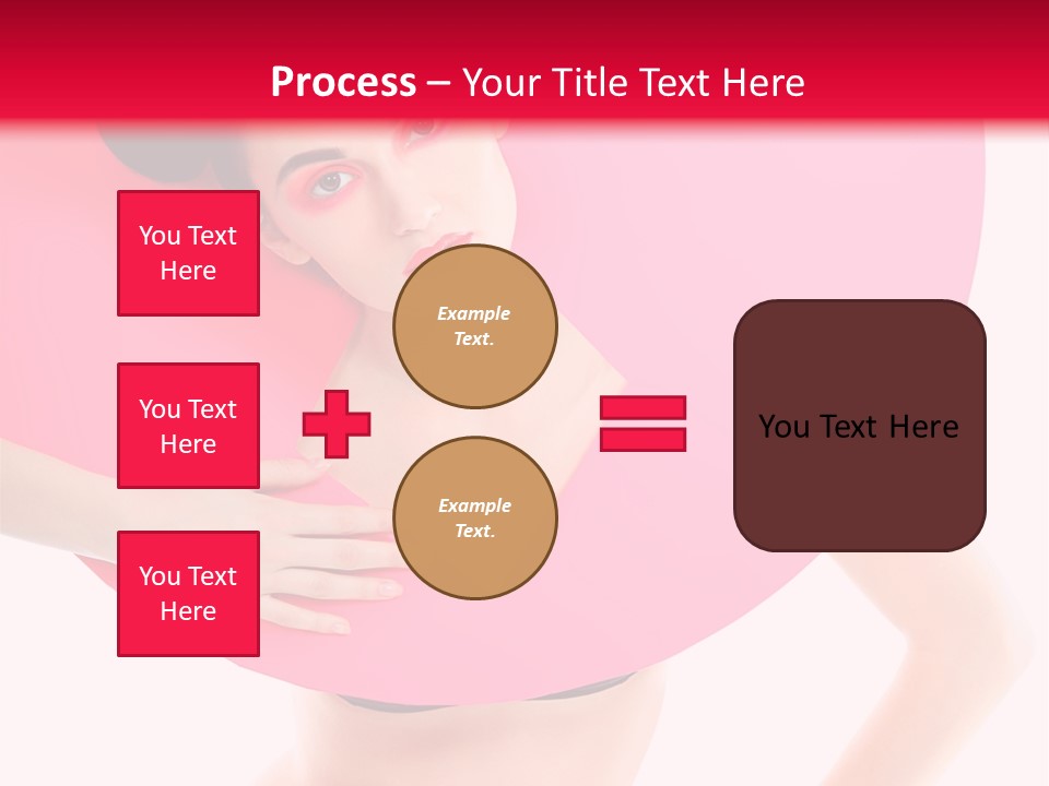 Sexy Face Isolated PowerPoint Template