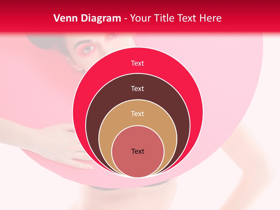 Sexy Face Isolated PowerPoint Template