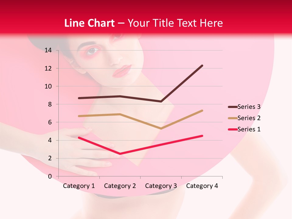 Sexy Face Isolated PowerPoint Template