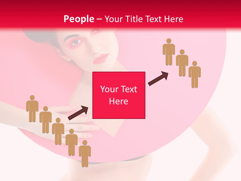 Sexy Face Isolated PowerPoint Template