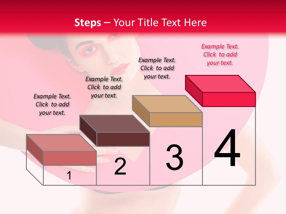 Sexy Face Isolated PowerPoint Template