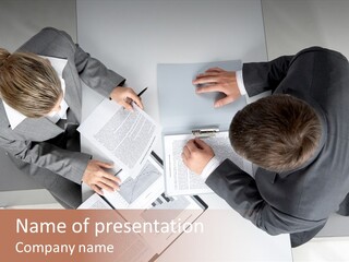Text Partnership Collaboration PowerPoint Template