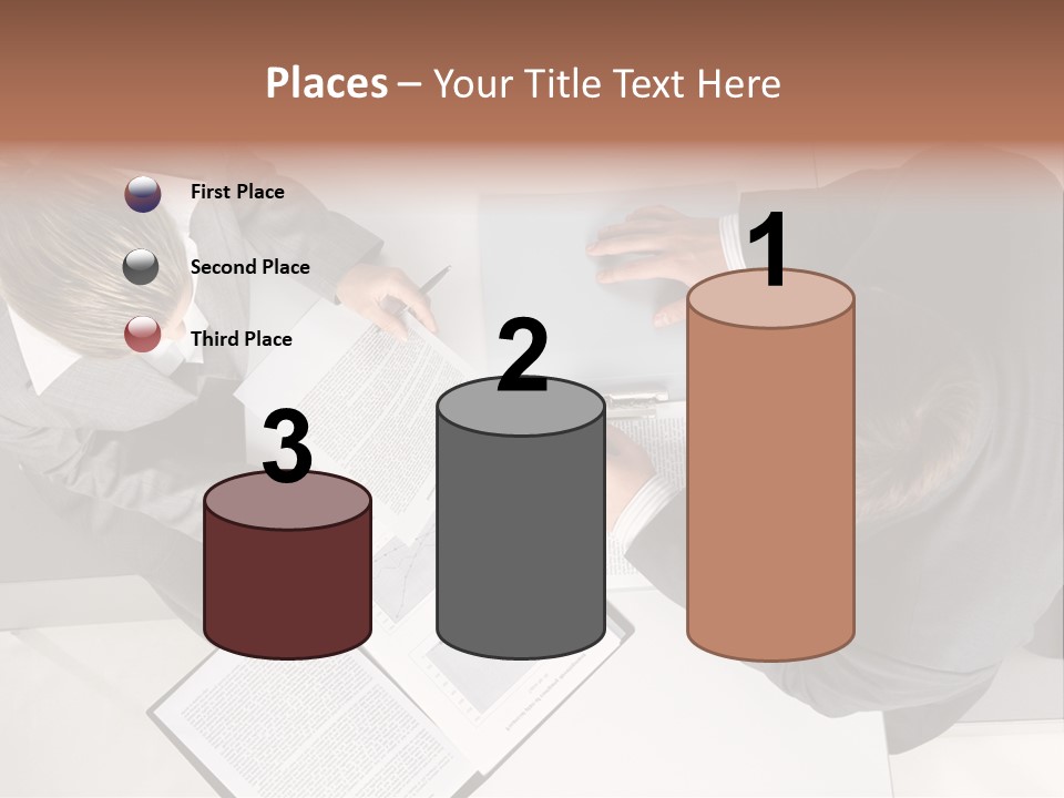 Text Partnership Collaboration PowerPoint Template