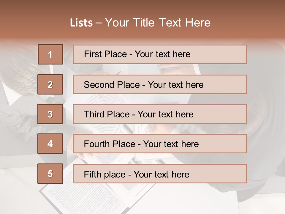 Text Partnership Collaboration PowerPoint Template