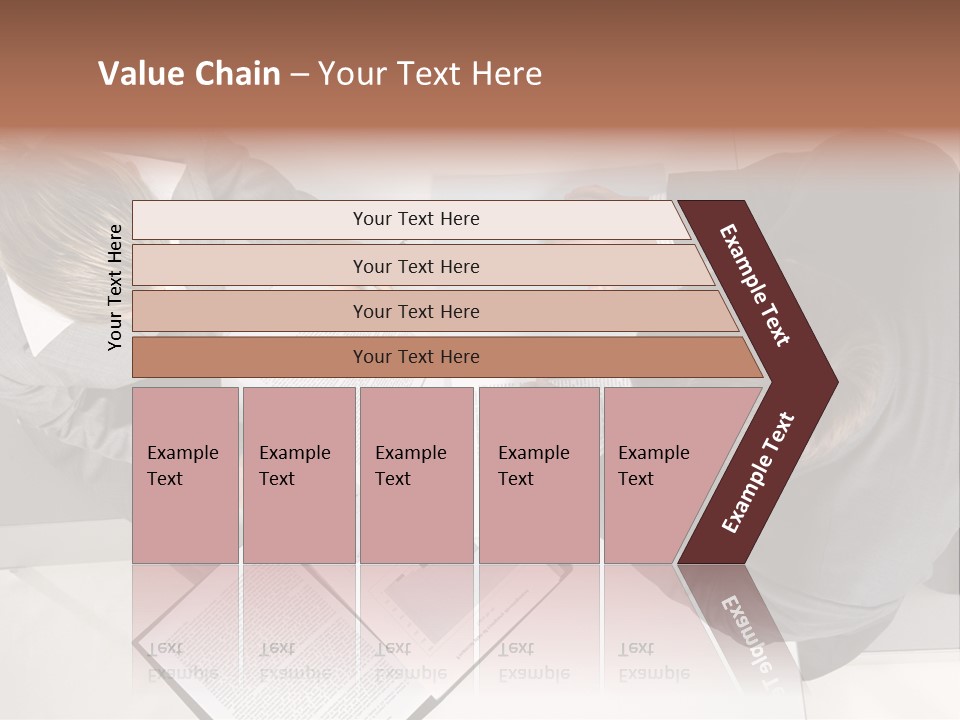 Text Partnership Collaboration PowerPoint Template