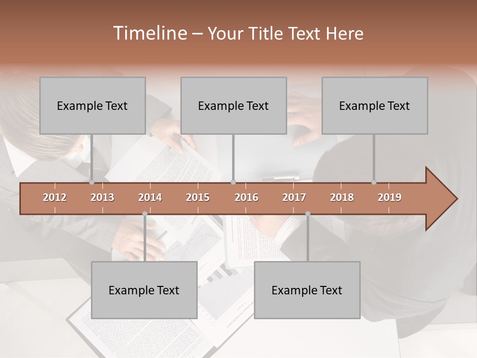 Text Partnership Collaboration PowerPoint Template
