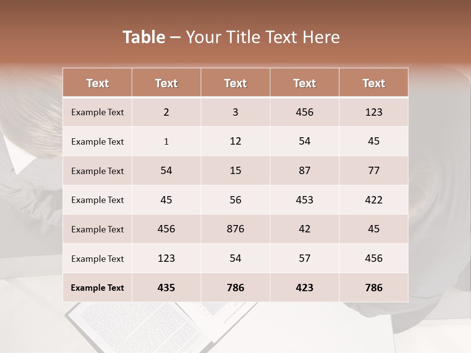 Text Partnership Collaboration PowerPoint Template