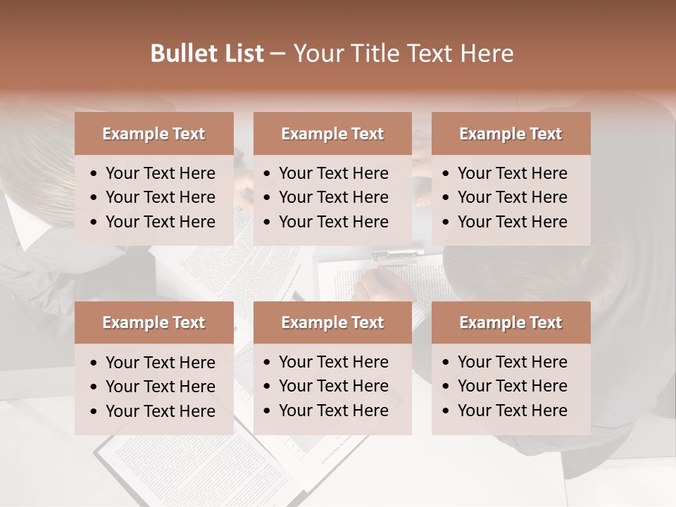 Text Partnership Collaboration PowerPoint Template