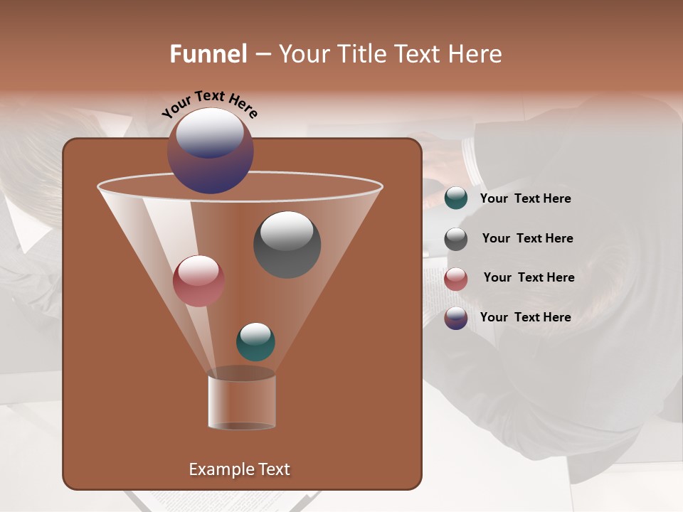 Text Partnership Collaboration PowerPoint Template