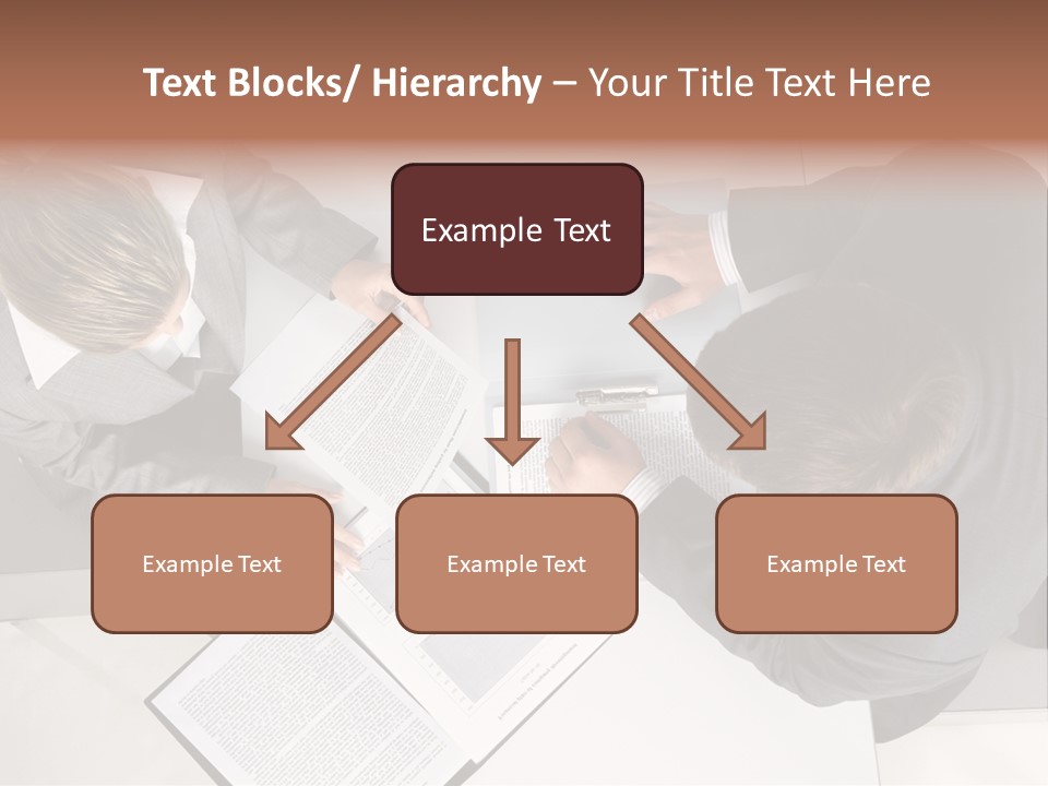 Text Partnership Collaboration PowerPoint Template