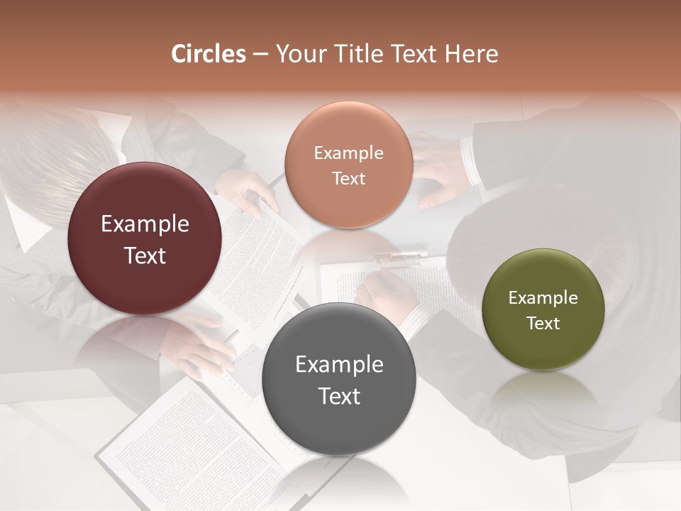 Text Partnership Collaboration PowerPoint Template