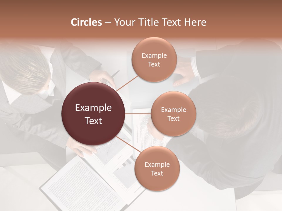 Text Partnership Collaboration PowerPoint Template