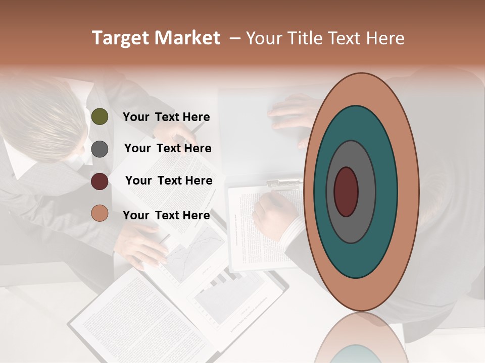 Text Partnership Collaboration PowerPoint Template