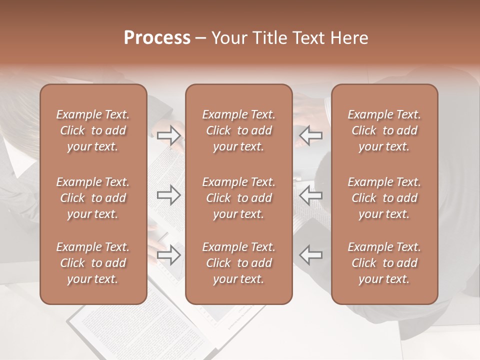 Text Partnership Collaboration PowerPoint Template