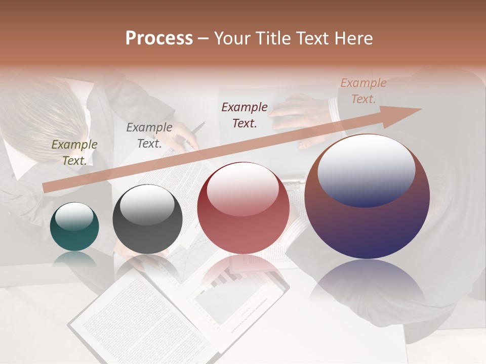 Text Partnership Collaboration PowerPoint Template