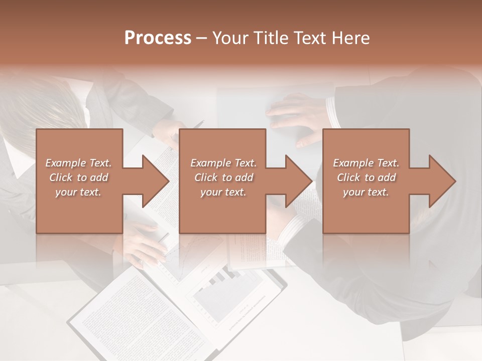 Text Partnership Collaboration PowerPoint Template