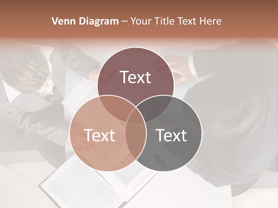 Text Partnership Collaboration PowerPoint Template