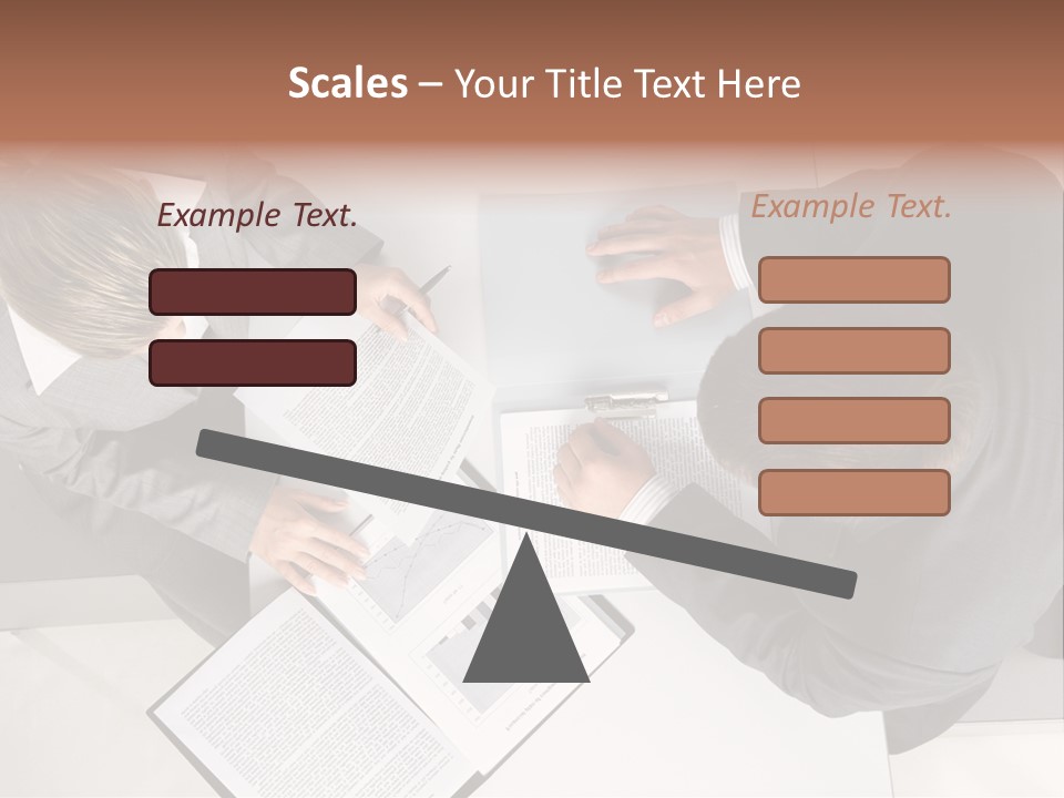 Text Partnership Collaboration PowerPoint Template