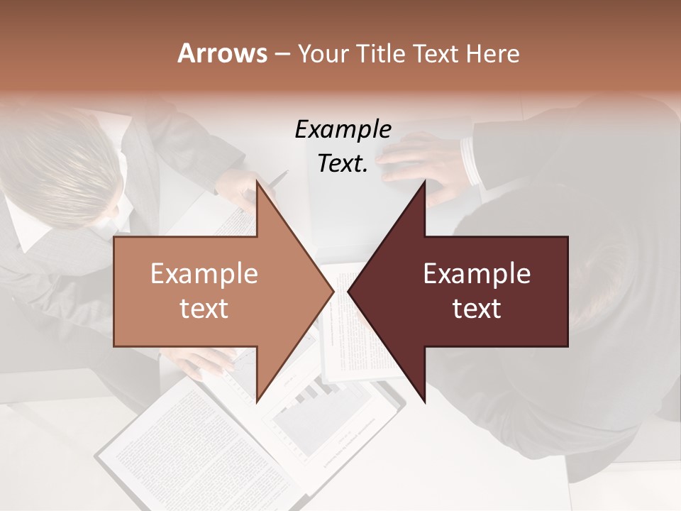 Text Partnership Collaboration PowerPoint Template
