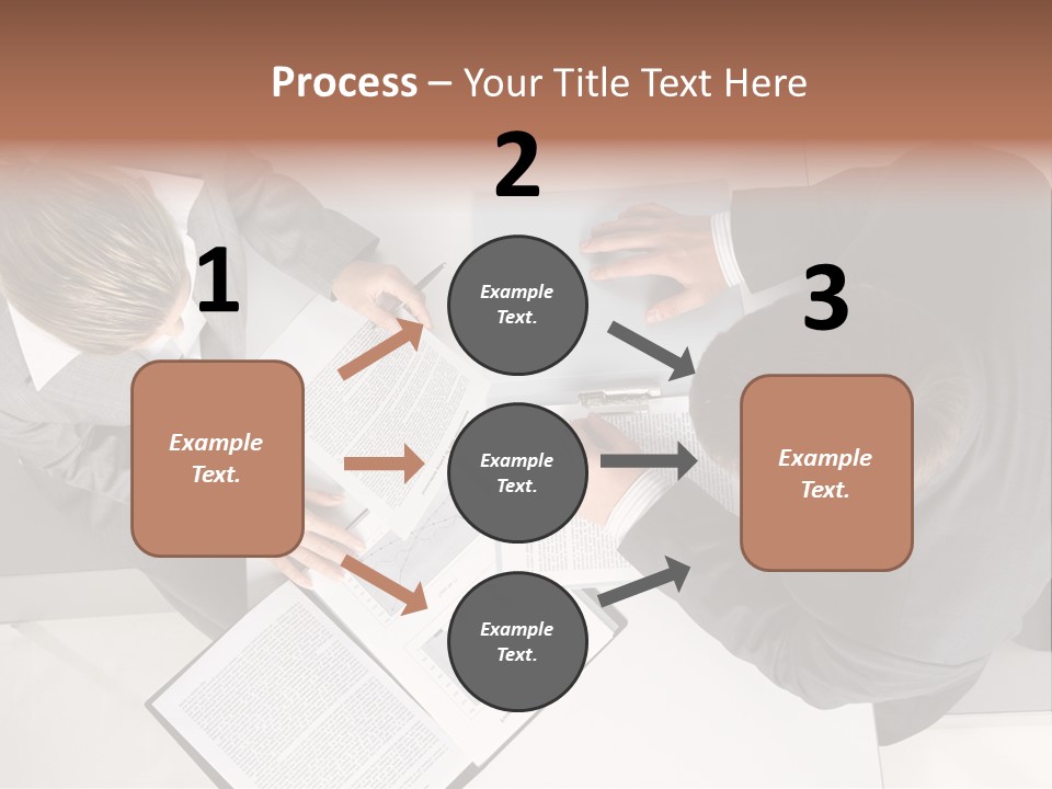 Text Partnership Collaboration PowerPoint Template