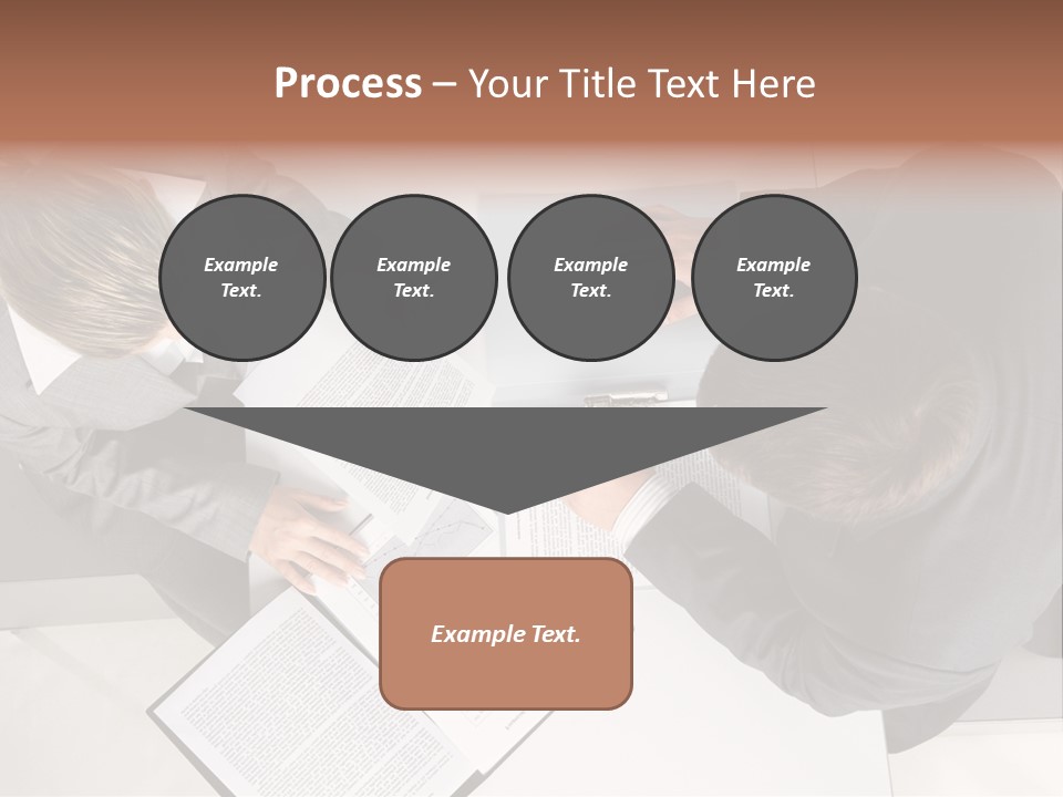 Text Partnership Collaboration PowerPoint Template