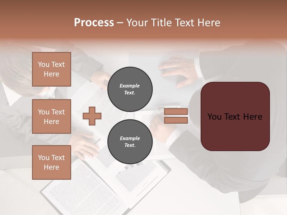 Text Partnership Collaboration PowerPoint Template