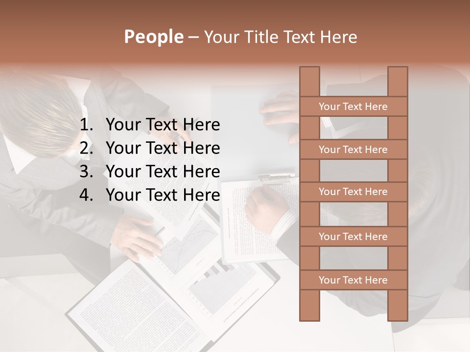 Text Partnership Collaboration PowerPoint Template
