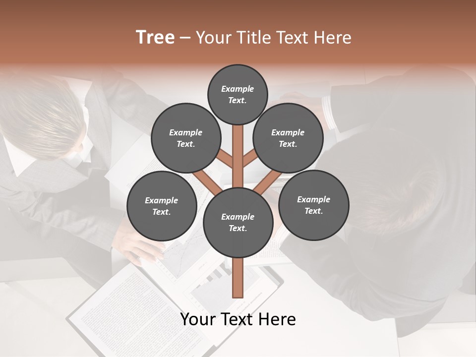 Text Partnership Collaboration PowerPoint Template