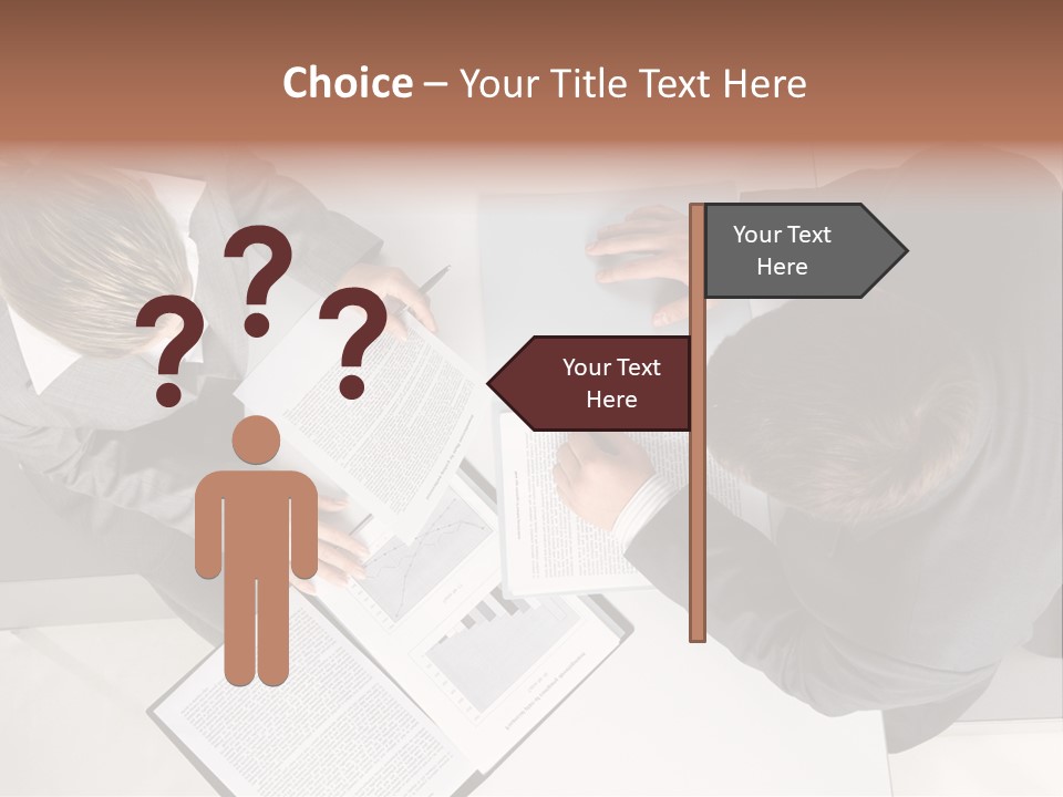 Text Partnership Collaboration PowerPoint Template