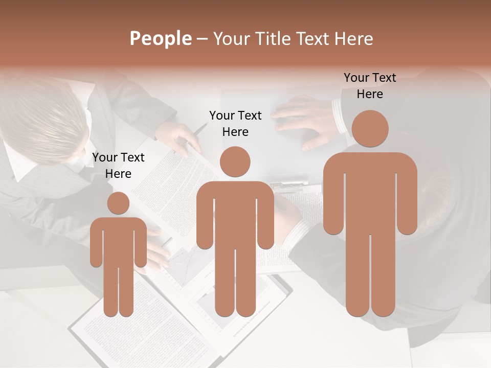 Text Partnership Collaboration PowerPoint Template