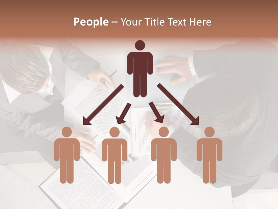 Text Partnership Collaboration PowerPoint Template