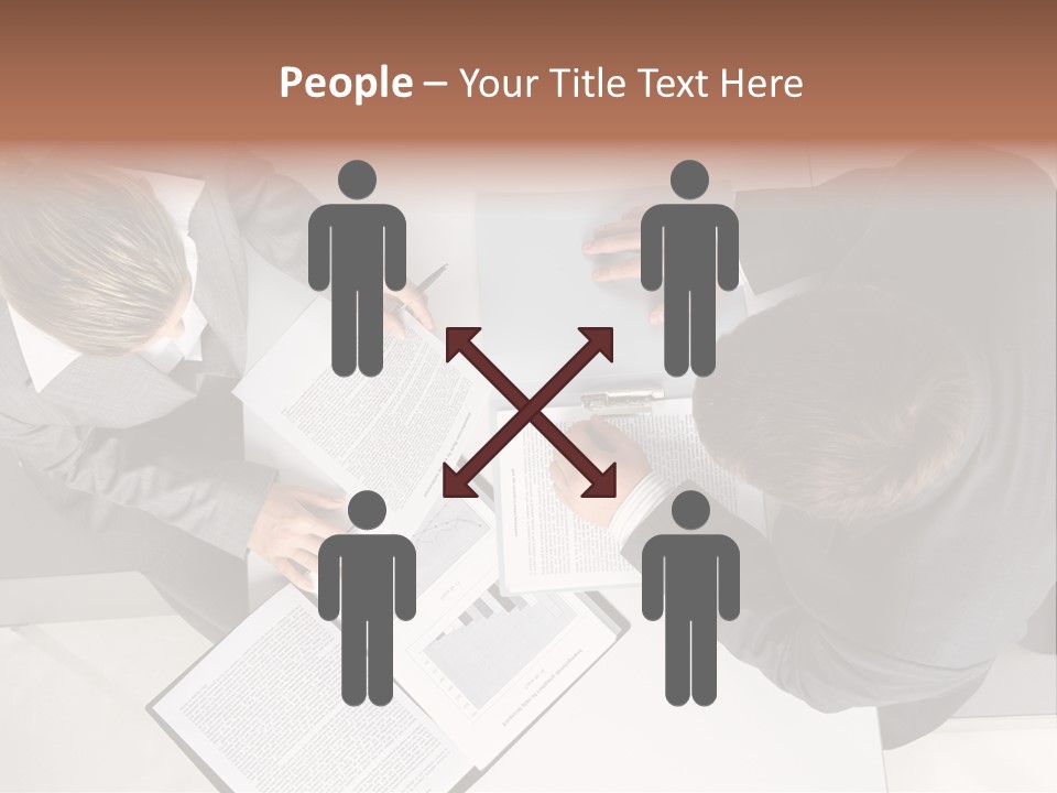 Text Partnership Collaboration PowerPoint Template