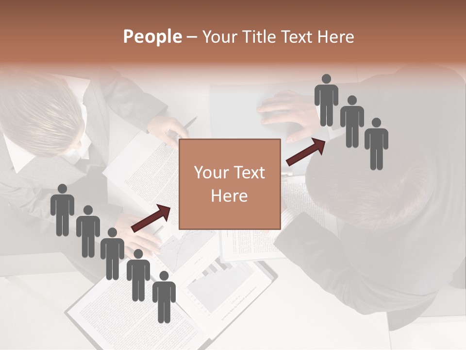 Text Partnership Collaboration PowerPoint Template