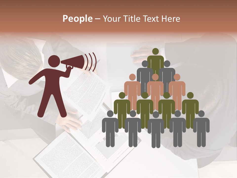 Text Partnership Collaboration PowerPoint Template