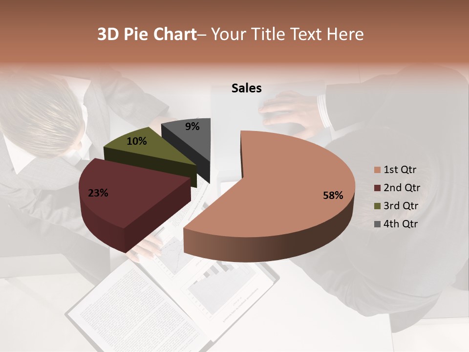 Text Partnership Collaboration PowerPoint Template