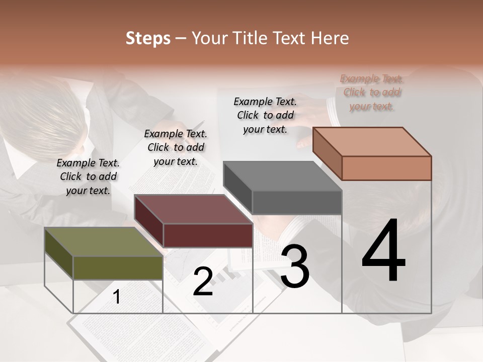 Text Partnership Collaboration PowerPoint Template