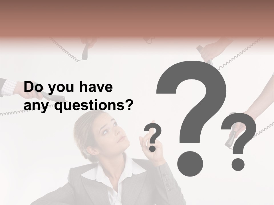 Lady Phone  PowerPoint Template