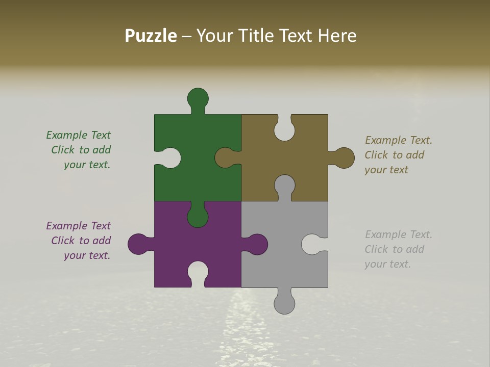 Weather Horizon Travel PowerPoint Template