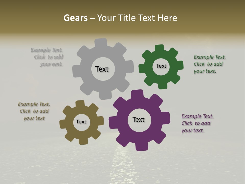 Weather Horizon Travel PowerPoint Template