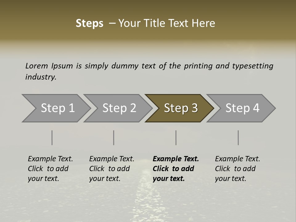 Weather Horizon Travel PowerPoint Template