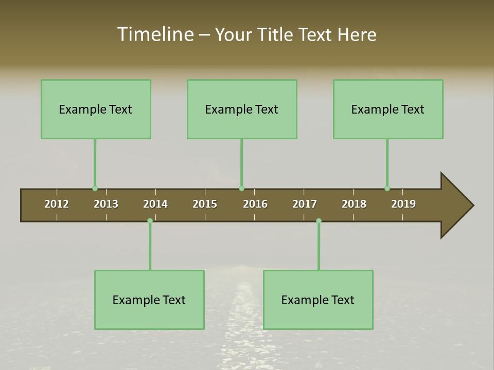 Weather Horizon Travel PowerPoint Template