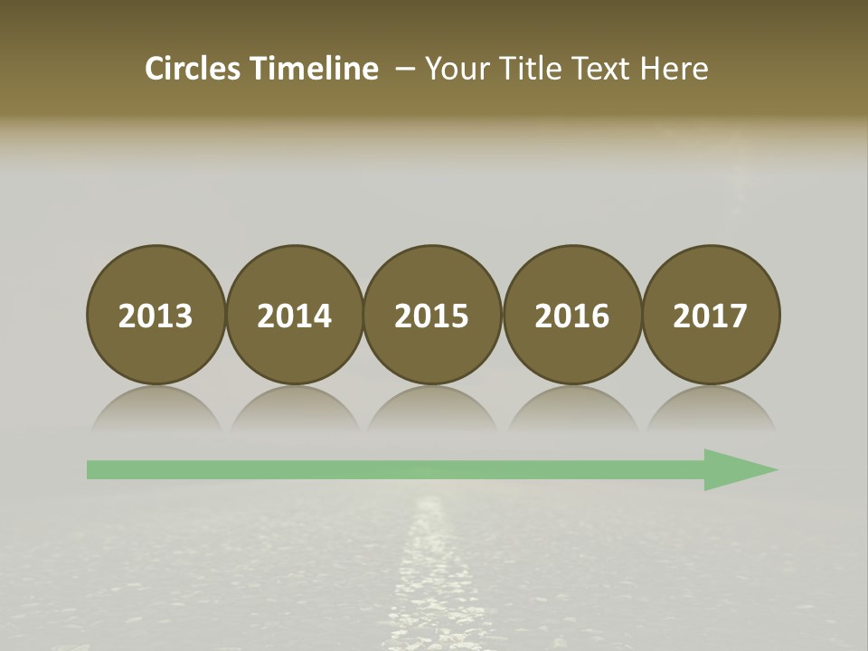 Weather Horizon Travel PowerPoint Template