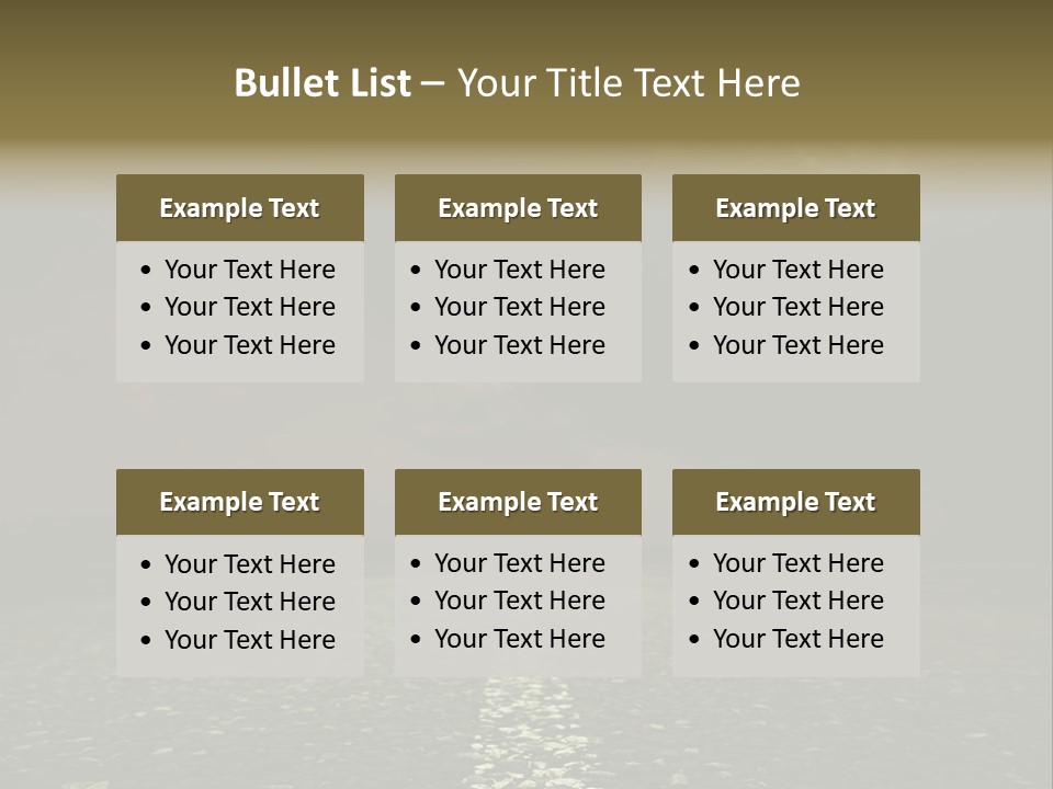 Weather Horizon Travel PowerPoint Template
