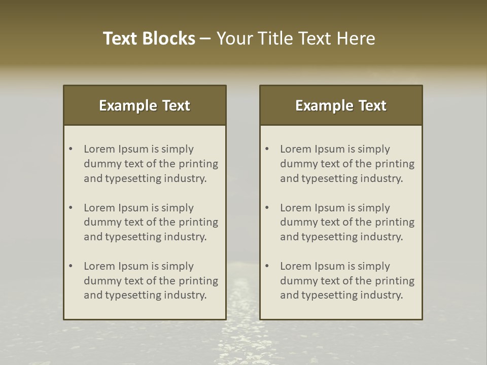 Weather Horizon Travel PowerPoint Template