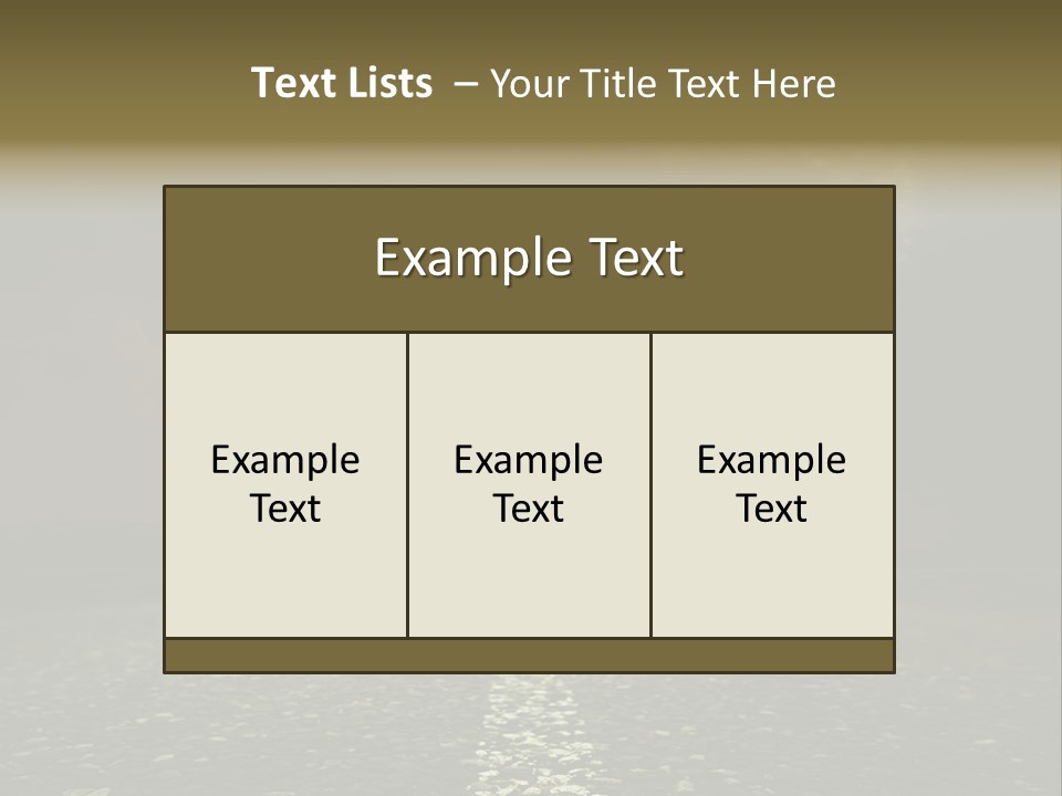 Weather Horizon Travel PowerPoint Template