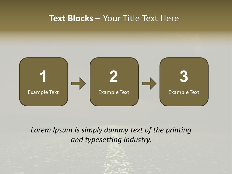 Weather Horizon Travel PowerPoint Template