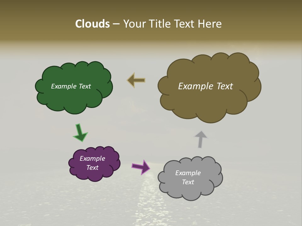 Weather Horizon Travel PowerPoint Template