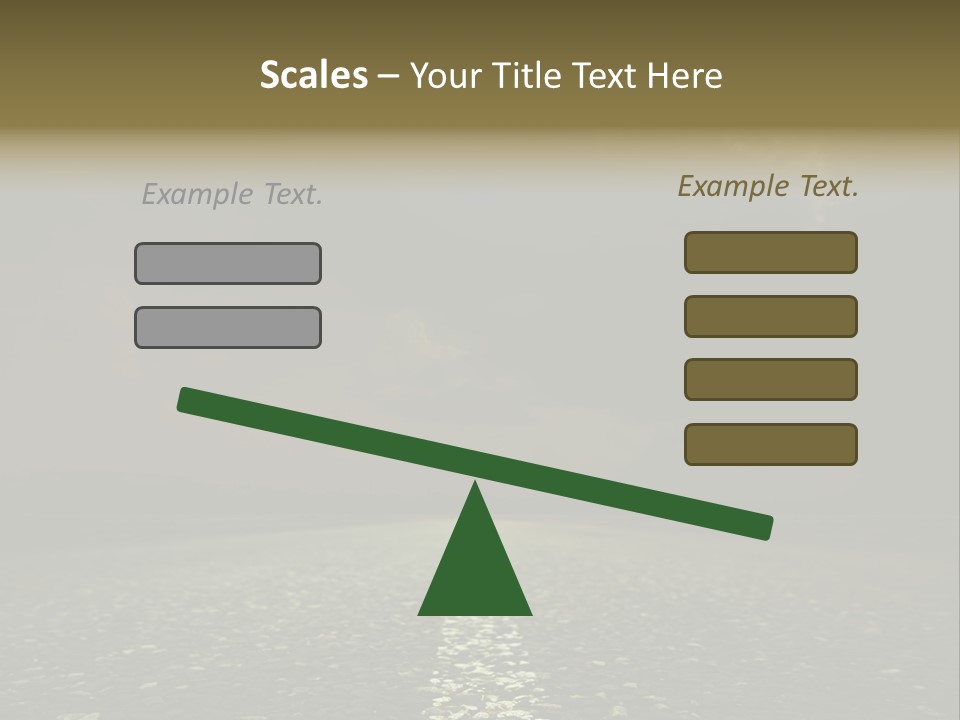 Weather Horizon Travel PowerPoint Template