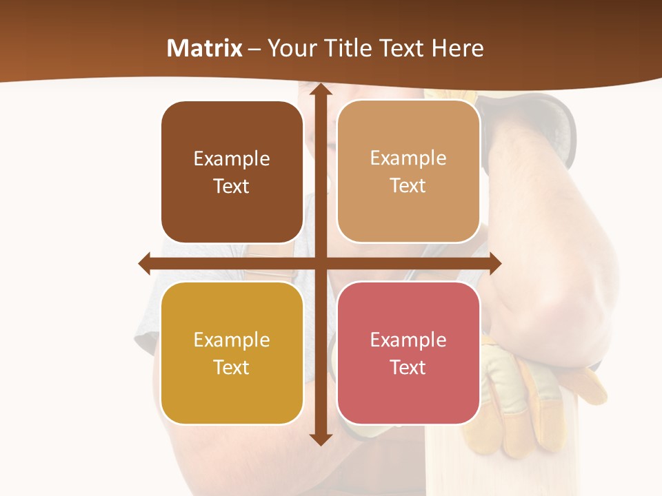 Yellow Construction Suit PowerPoint Template